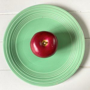 Vintage  Fiestaware Salad Dessert Dinner Plate, 9.5" Wide, Light Green, Unmarked